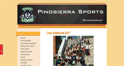 Desktop Screenshot of pinosierrasports.com