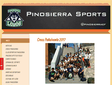 Tablet Screenshot of pinosierrasports.com